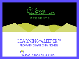 Learning with Leeper screenshot 3 for Colecovision